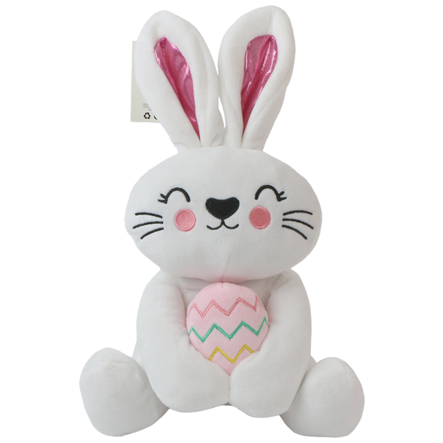 Flower Bunny Plush - White Image 1