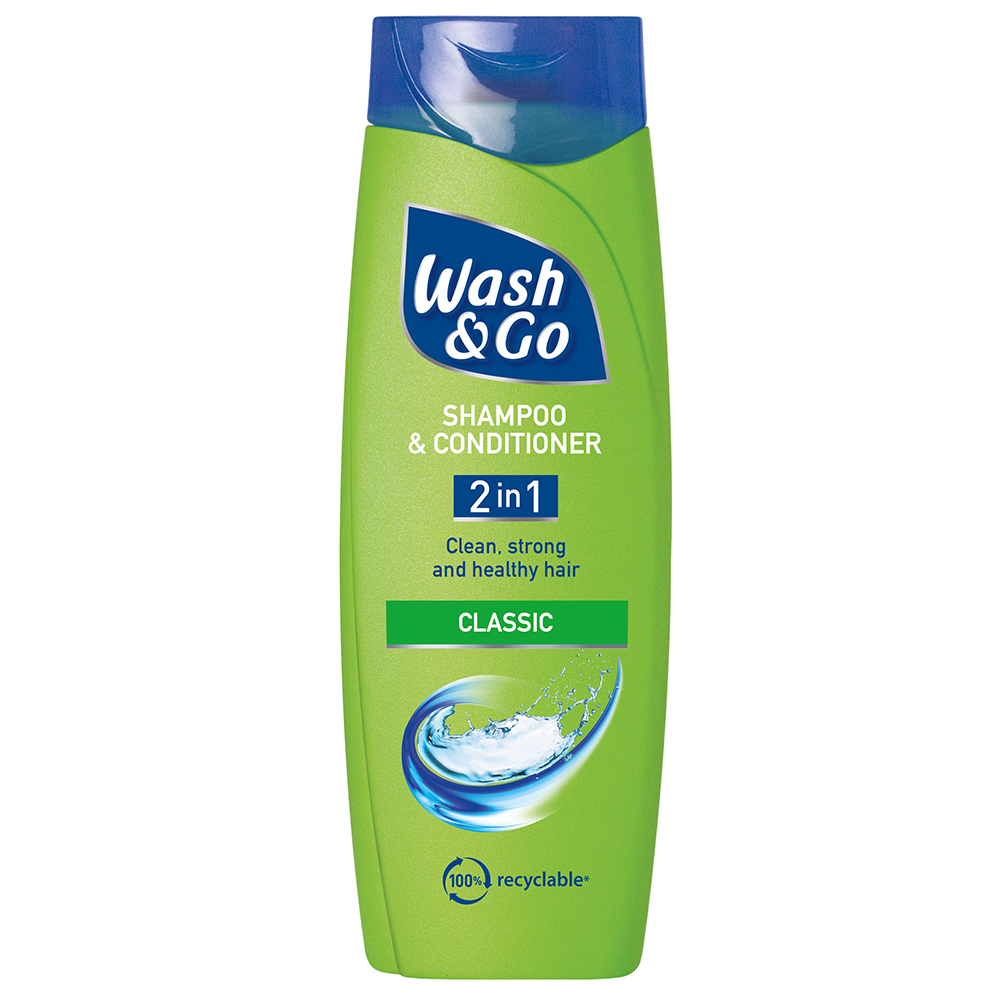 Wash & Go Shampoo 2 in 1 Classic 400ml Image