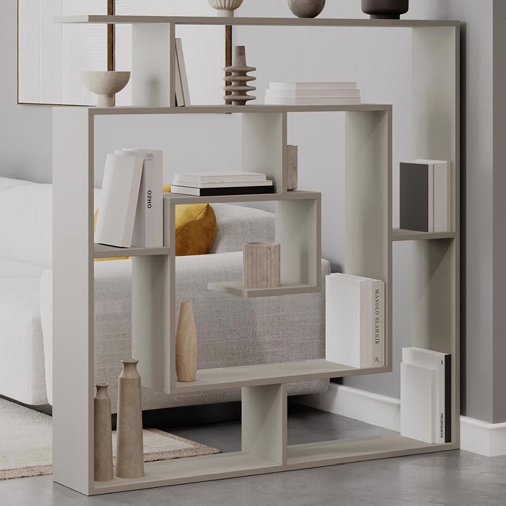 FWStyle Labirent Multi Shelf Sandstone Maze Inspired Room Divider Shelving Unit Image 1