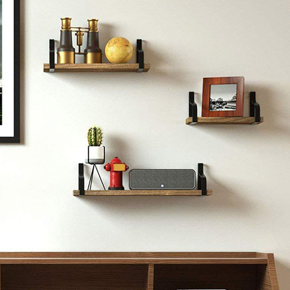 Living and Home Multi-Layers Wall Mounted Shelf 3 Pieces Image 7