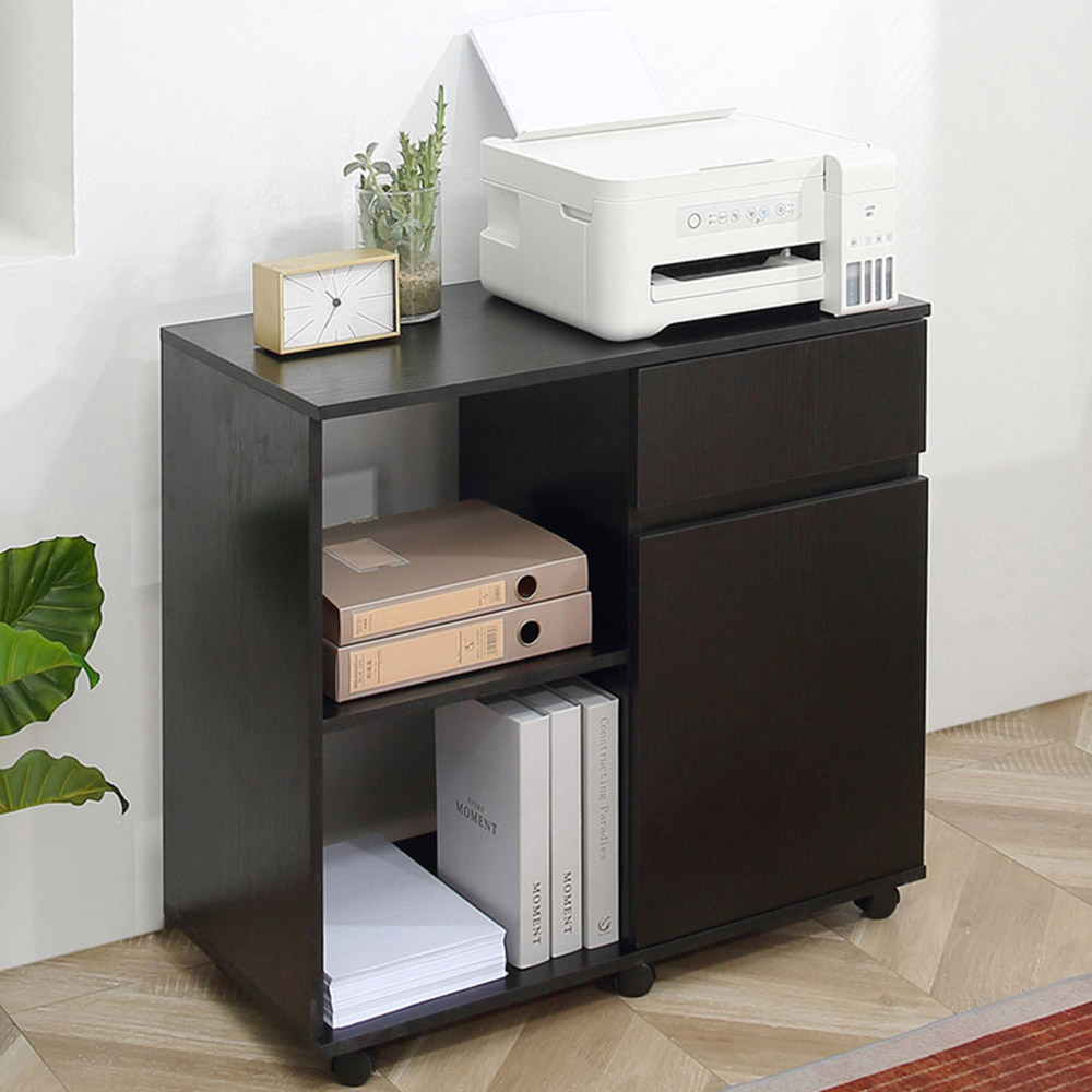 Vinsetto Black Printer Stand Image 1