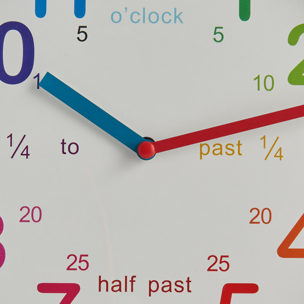 Wilko Tell The Time Kids Wall Clock Image 3