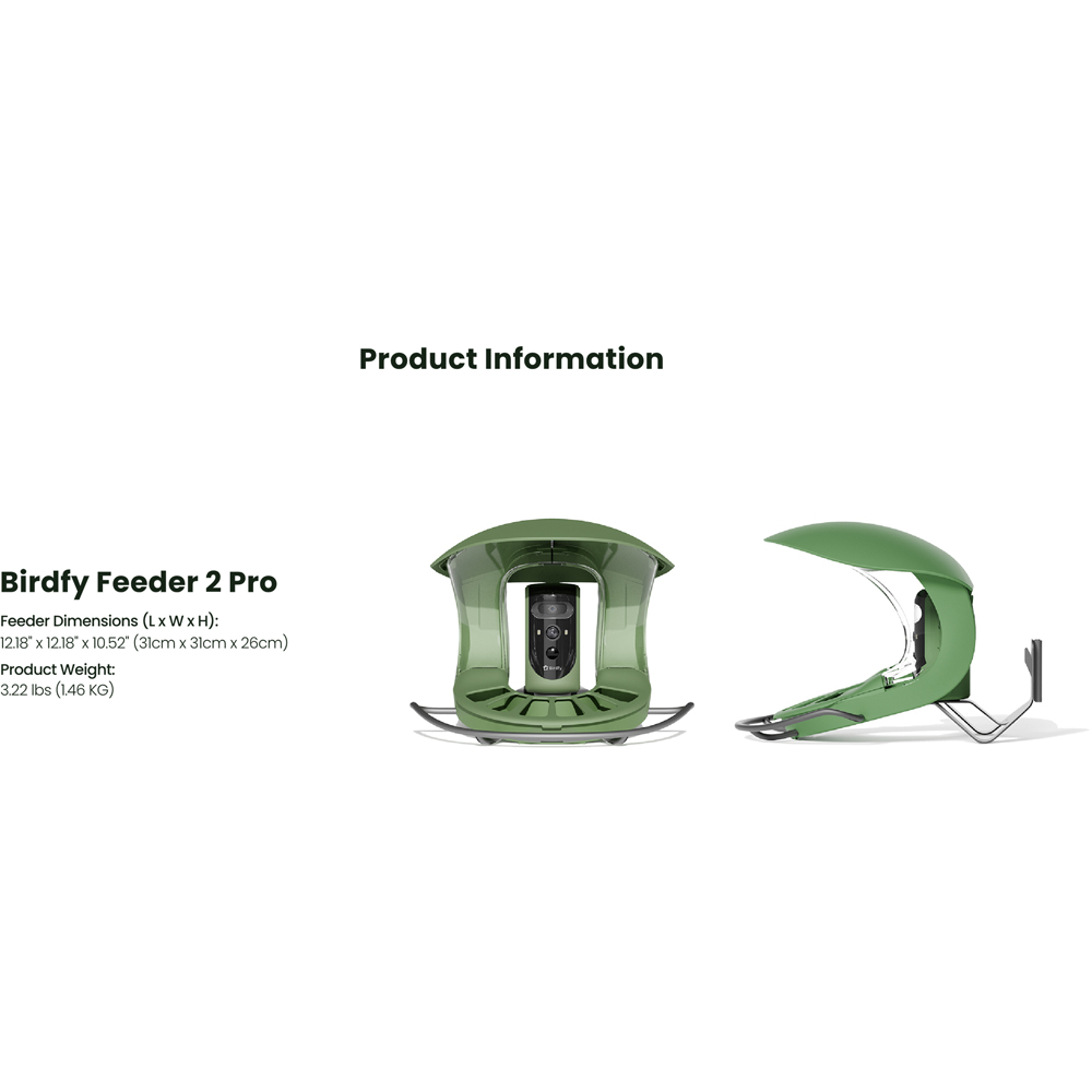 Birdfy 2 Pro Smart Solar Bird Feeder with AI Camera Image 8