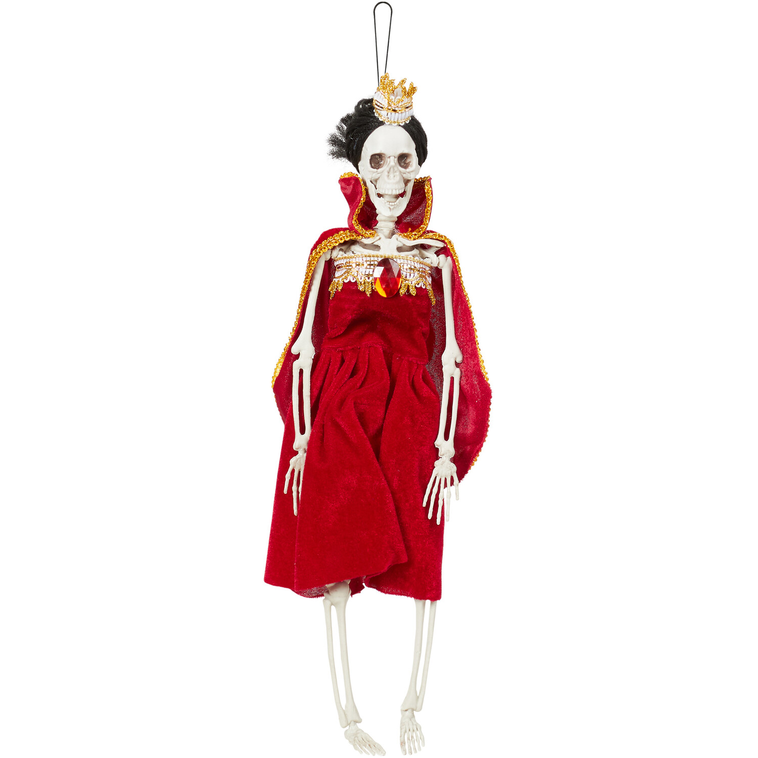 Hanging Skeleton King/Queen Decoration - White Image 5
