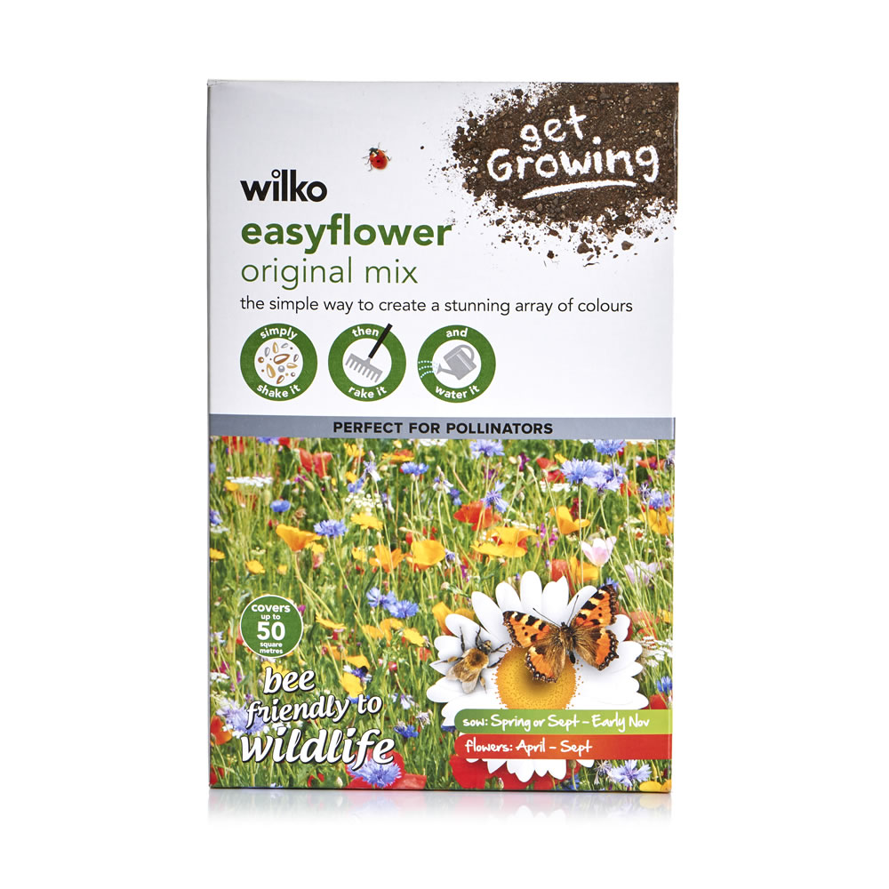 Wilko Easy Flower Original Mix Seeds 500g Image