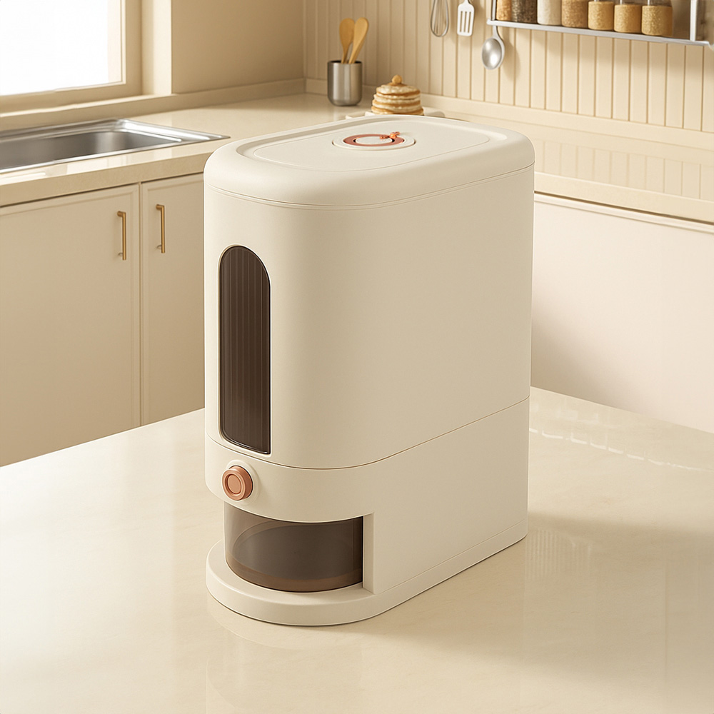 Living and Home Multi Functional Large Capacity Rice Dispenser 10kg Image 7