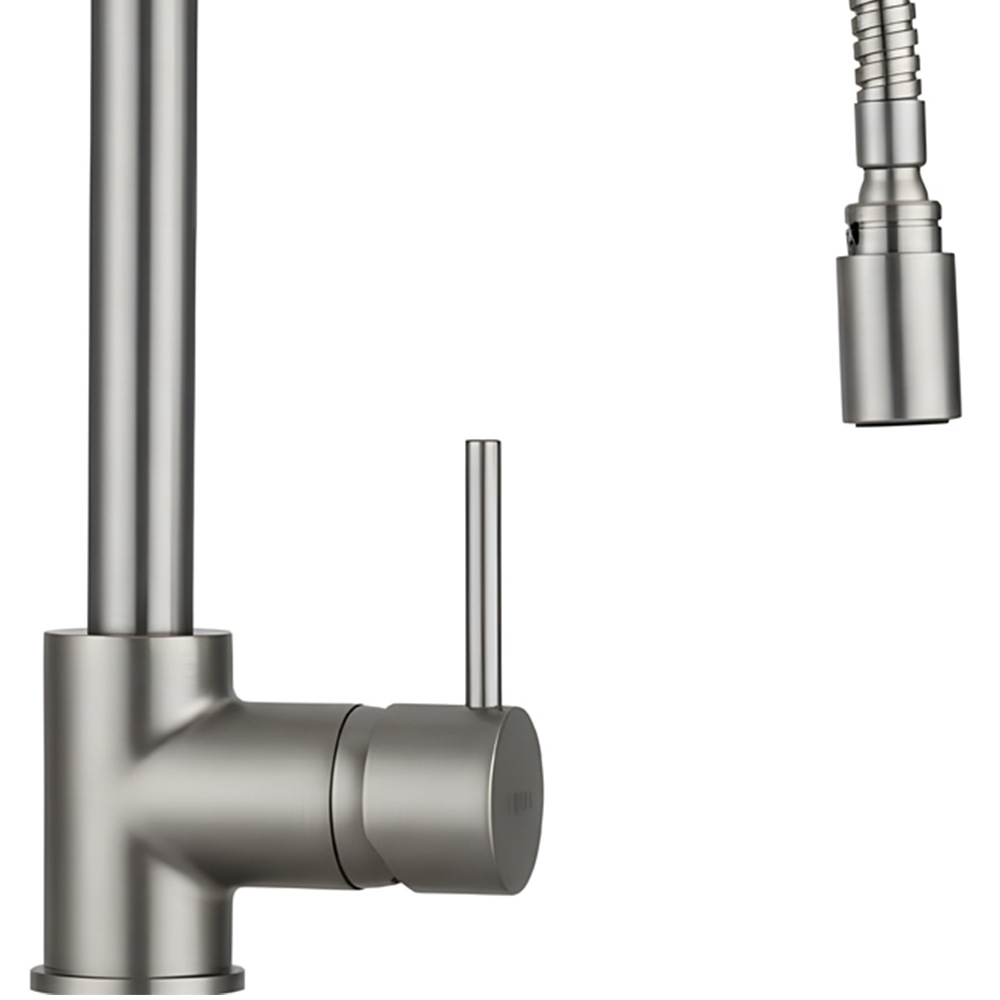 Piralla Vox Brushed Nickel Side Lever Pull Out Image 2