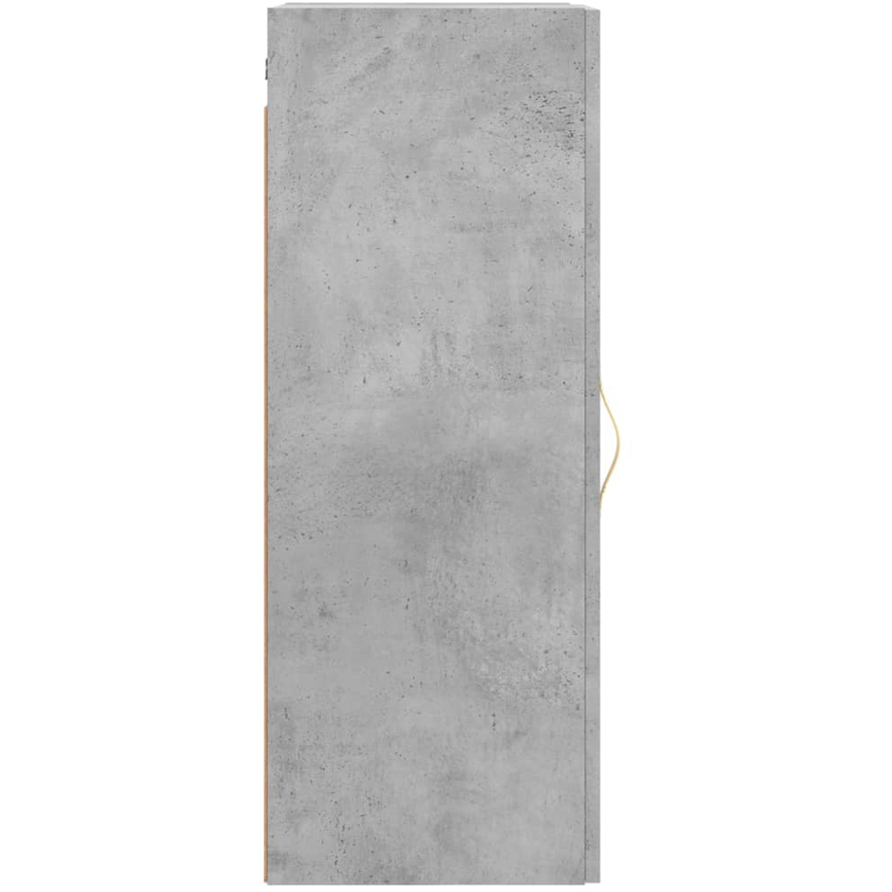 vidaXL Single Door Concrete Grey Wall Mounted Cabinet Image 8
