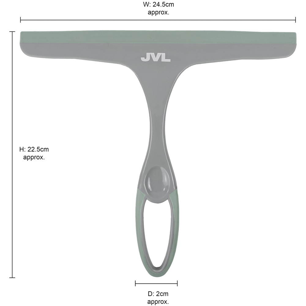 JVL Cleaning Grey Hand Held Window Squeegee 3 Pack Image 9