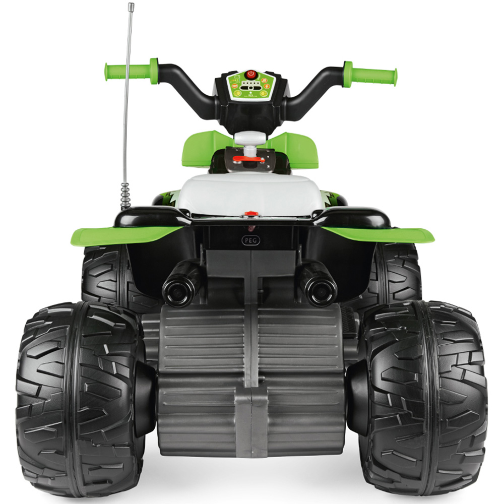 PEG Corral T-Rex Kids Electric Ride-On Quad Bike with Lights and Sounds Green 12V Image 5