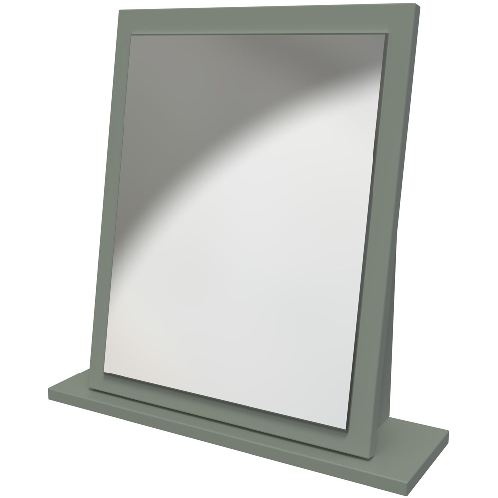 Crowndale Reed Green Mirror Ready Assembled Image 1