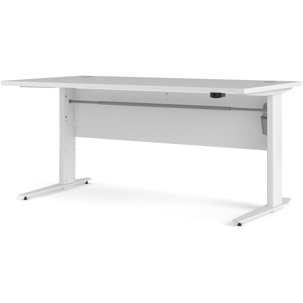 Florence Electric Height Adjustable Desk White Image 5