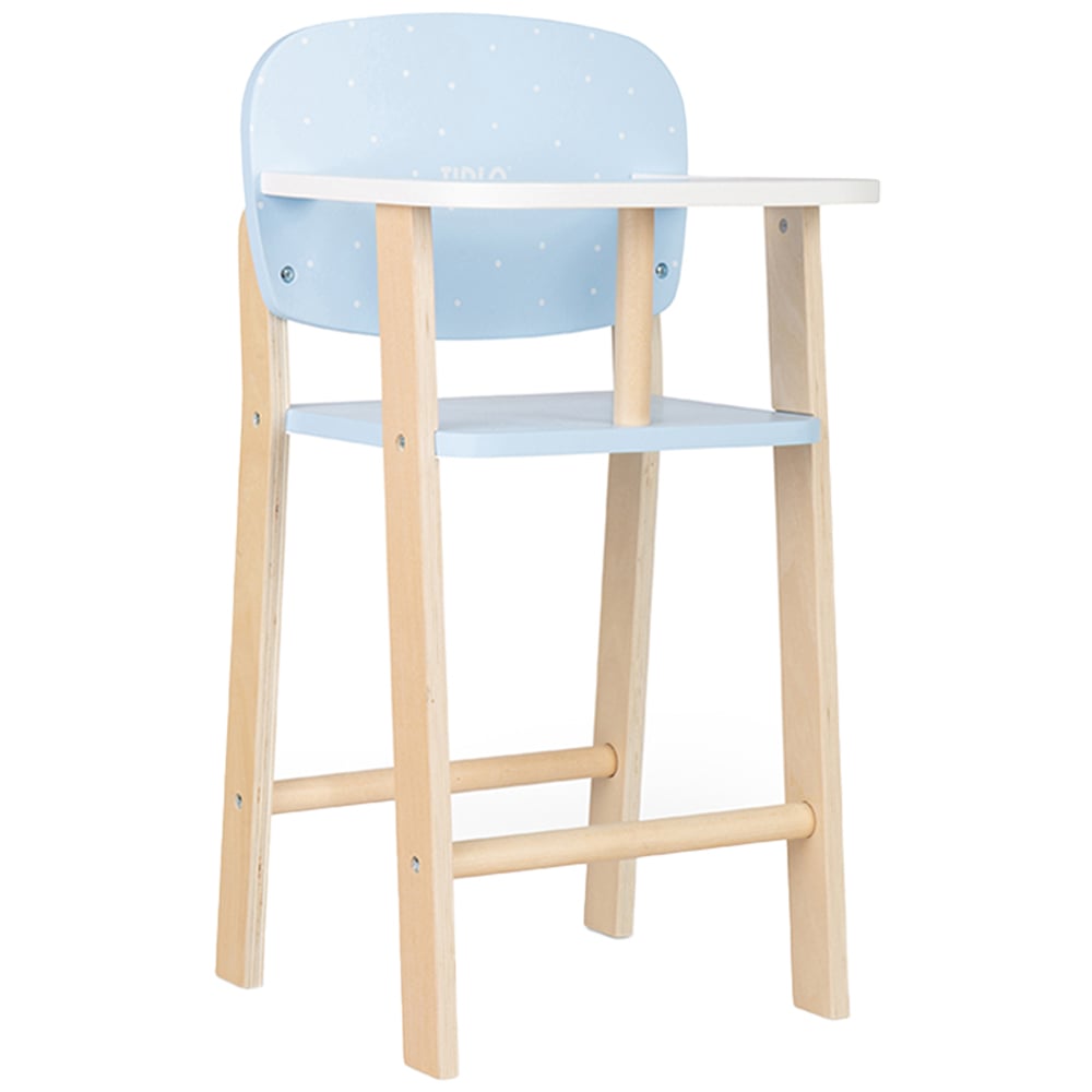 Bigjig Toys Tidlo Dolls High Chair Blue Image 5