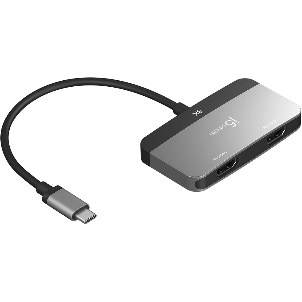 J5 Create 8K USB-C to Dual HDMI Adapter Image 3