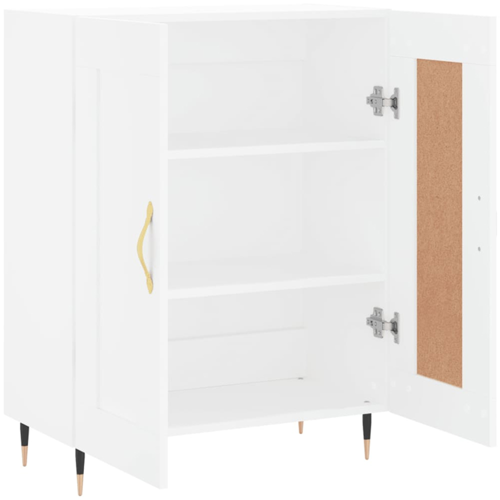 vidaXL 2 Door White Sideboard Image 6