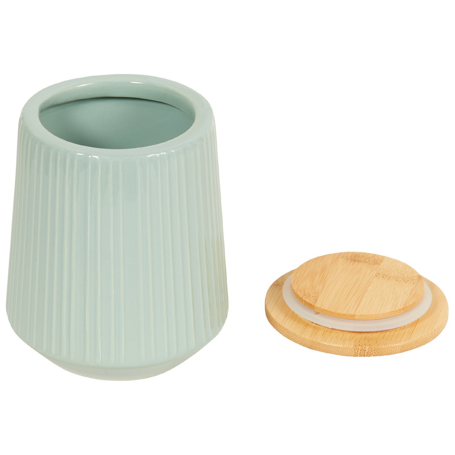Large Conical Base Canister - Grey Image 3