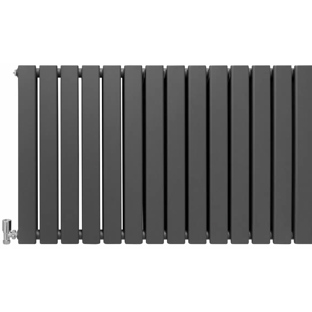 MonsterShop Anthracite Grey Flat Radiator 600 x 1400mm Image 4