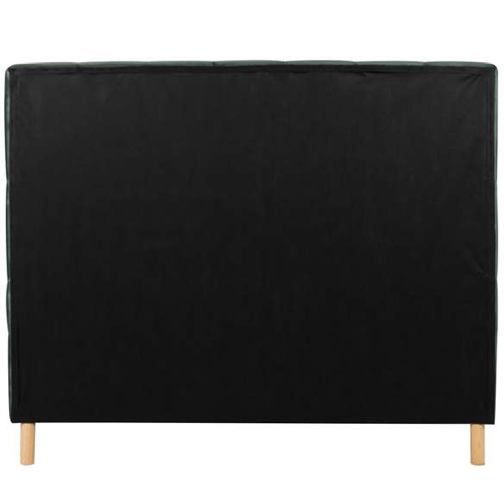 Loxley Double Green Fabric Bed Image 4