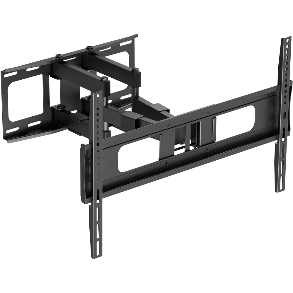 Properav Black Heavy Duty Swing Arm TV Wall Bracket 37 to 86 inch Image 1