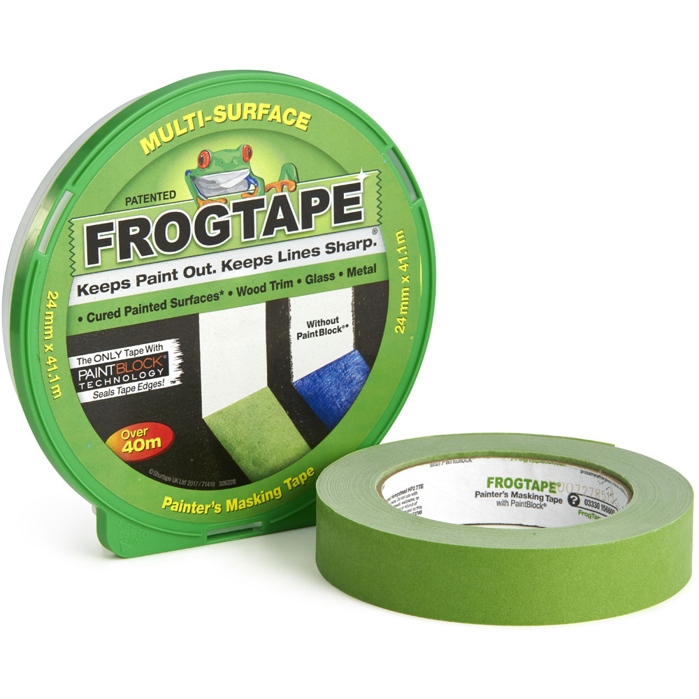 FrogTape 24mm Green Multi-Surface Painters Tape Image 2