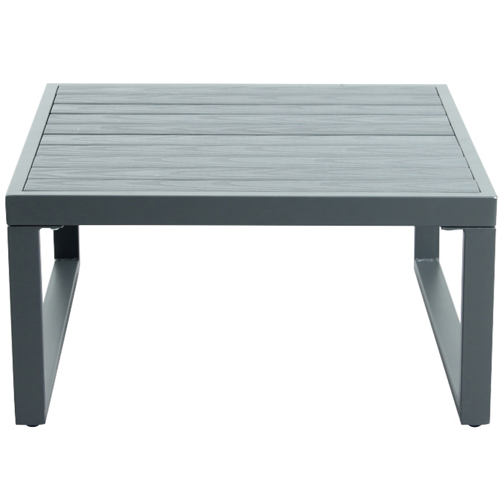 Outdoor Living 5 Seater Chester Grey Metal Corner Sofa and Coffee Table Set Image 6