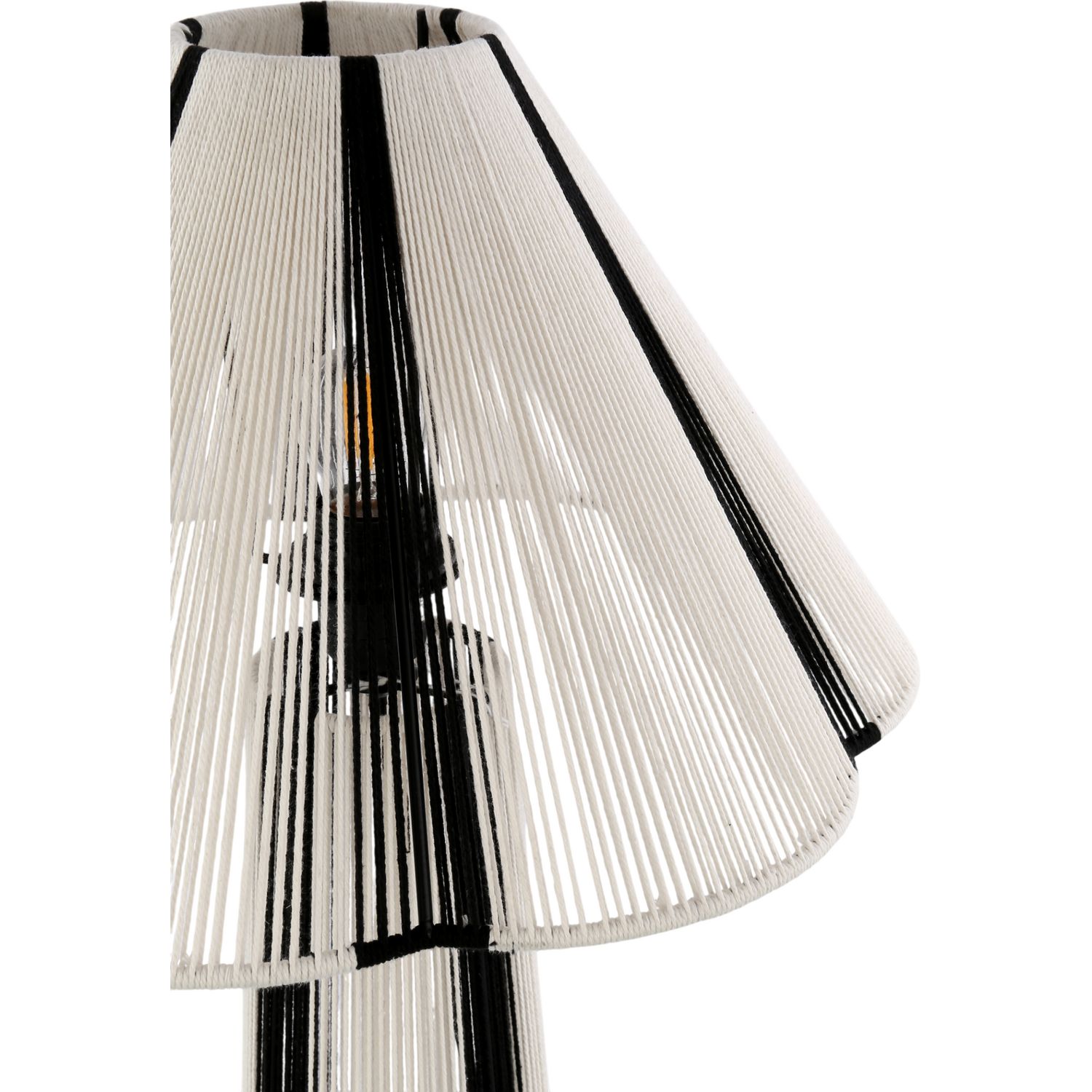 Stripey String Effect Table Light Monochrome Image 7