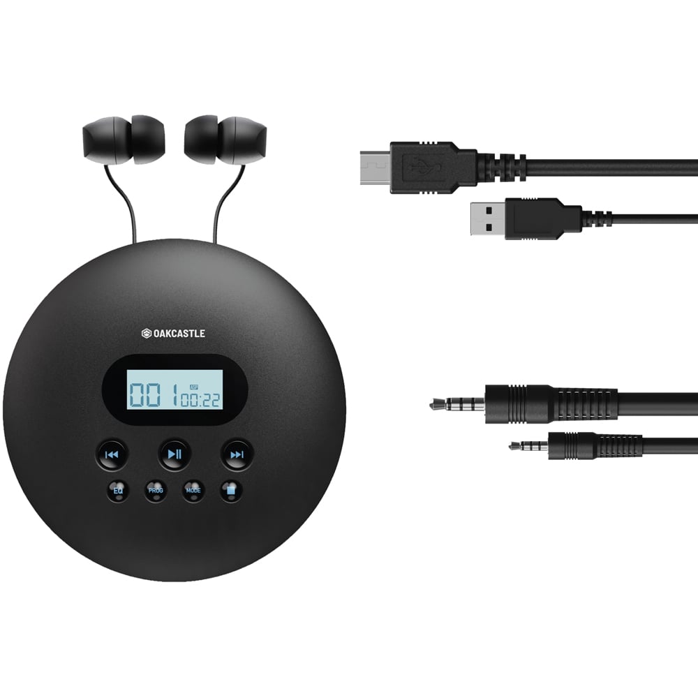 Oakcastle CD100 Portable Bluetooth CD Player Image 3