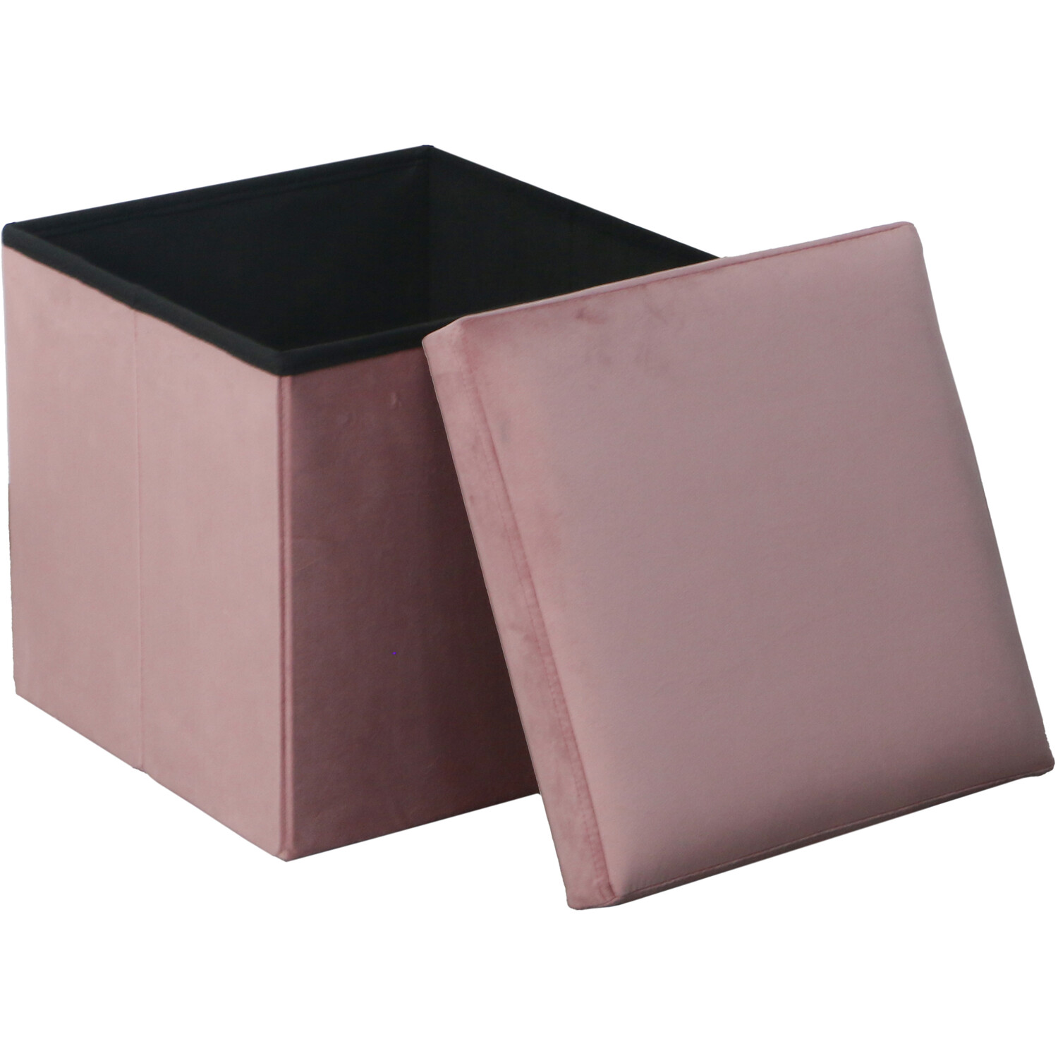 Seville Velvet Storage Box - Pink Image 5