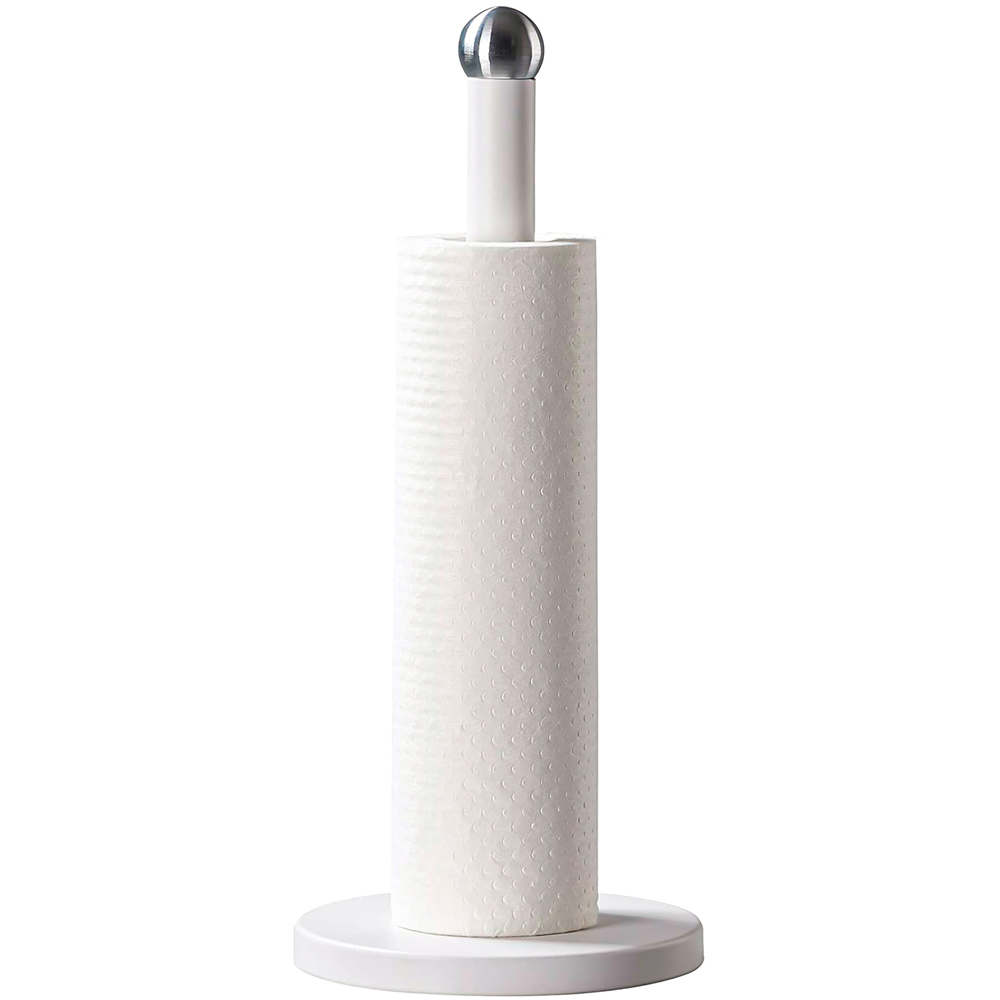 Innoteck Essentials Matt White Kitchen Paper Towel Holder Image 3