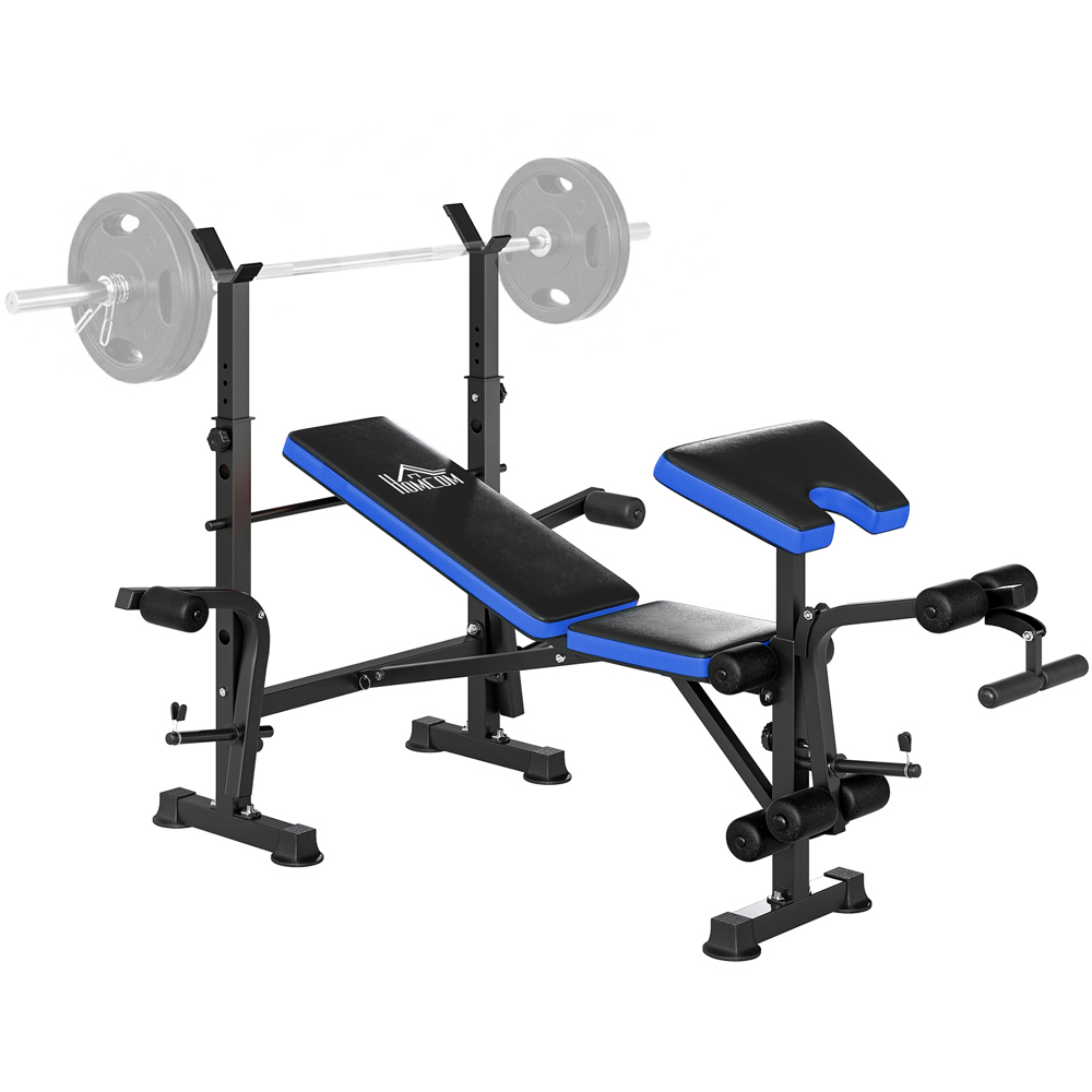 HOMCOM 6-in-1 Multi-Function Adjustable Weight Training Bench Image 1