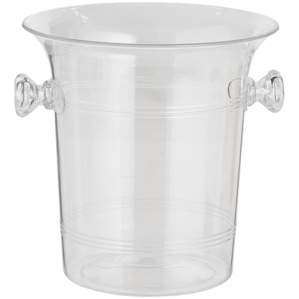 Wilko Clear Plastic Outdoor Ice Bucket Wilko