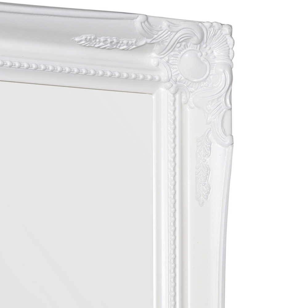 MirrorOutlet Fraser White Beaded Wall Mirror 98 x 68cm Image 6