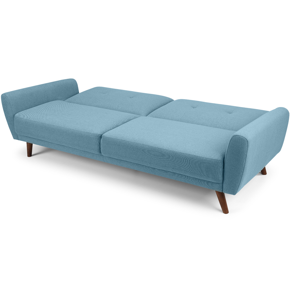 Julian Bowen Monza 2 Seater Blue Sofa Bed Image 5