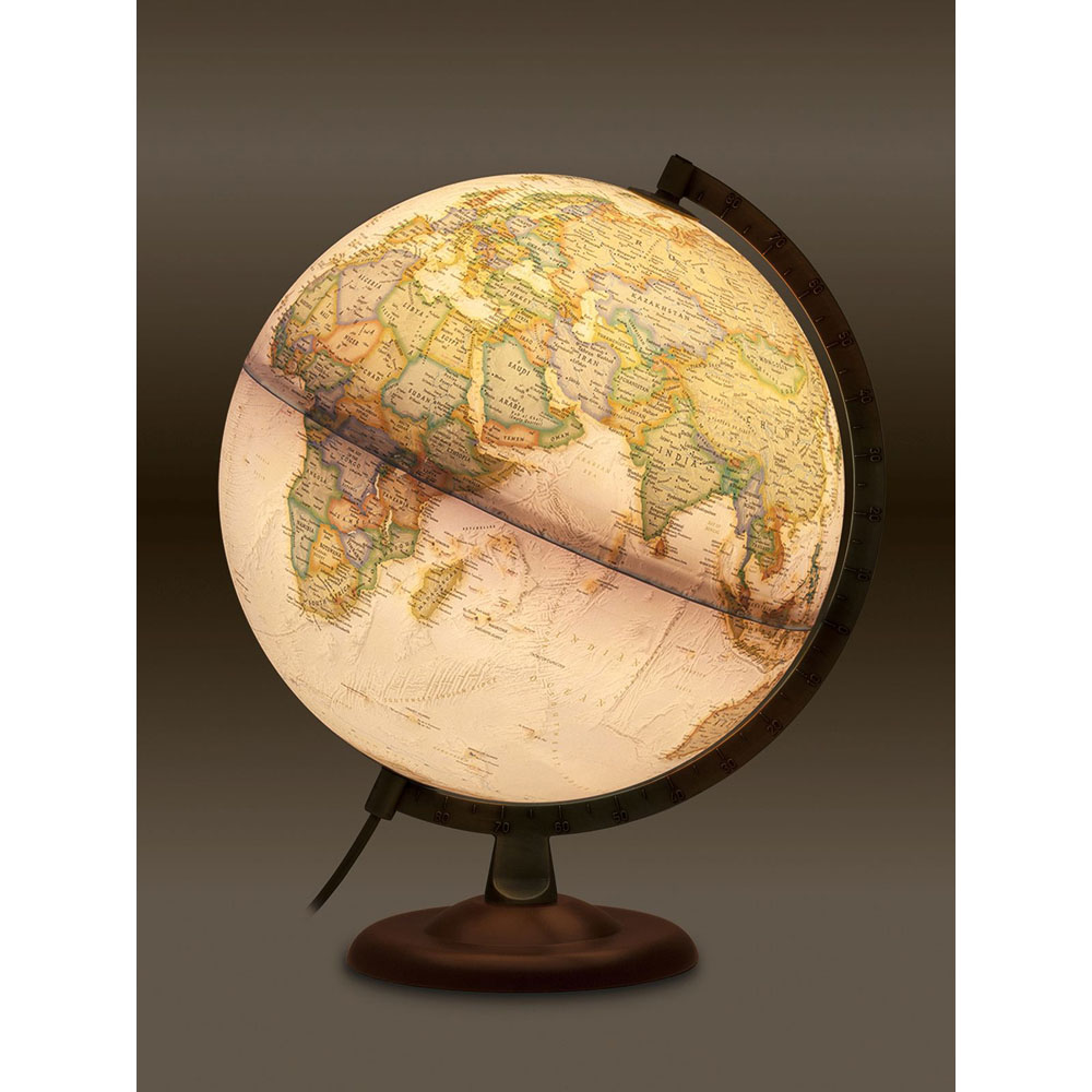 National Geographic Executive Gold Illuminated Globe 30cm Image 3