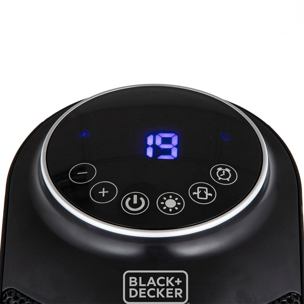 Black + Decker Ceramic Tower Fan Heater 2.2KW Image 5