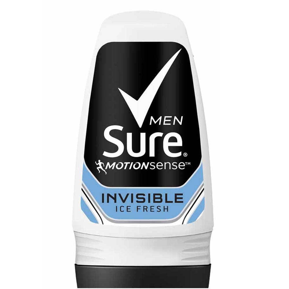 Sure For Men Invisible Ice Fresh Roll On Deodorant  50ml Image 1