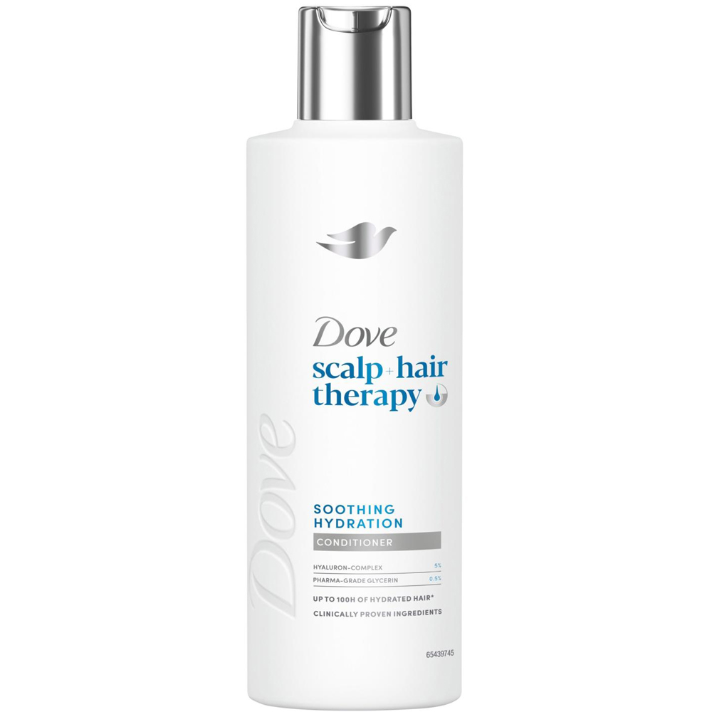 Dove Scalp+Hair Therapy Soothing Hydration Hyaluronic Acid Conditioner 250ml 6 Pack Image 2