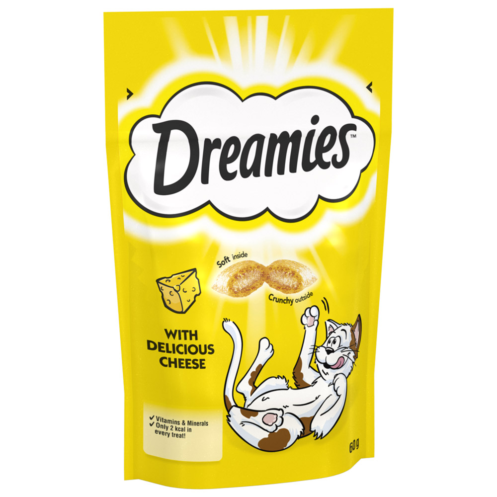 Dreamies Cheese Cat Treats 60g Image 2