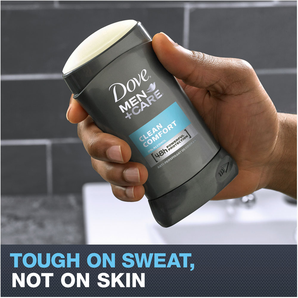 Dove Men Clean Comfort Anti-Perspirant Stick 50ml Image 4
