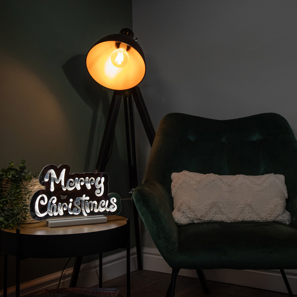 Samuel Alexander Light Up Merry Christmas Infinity Decoration 32cm Image 8