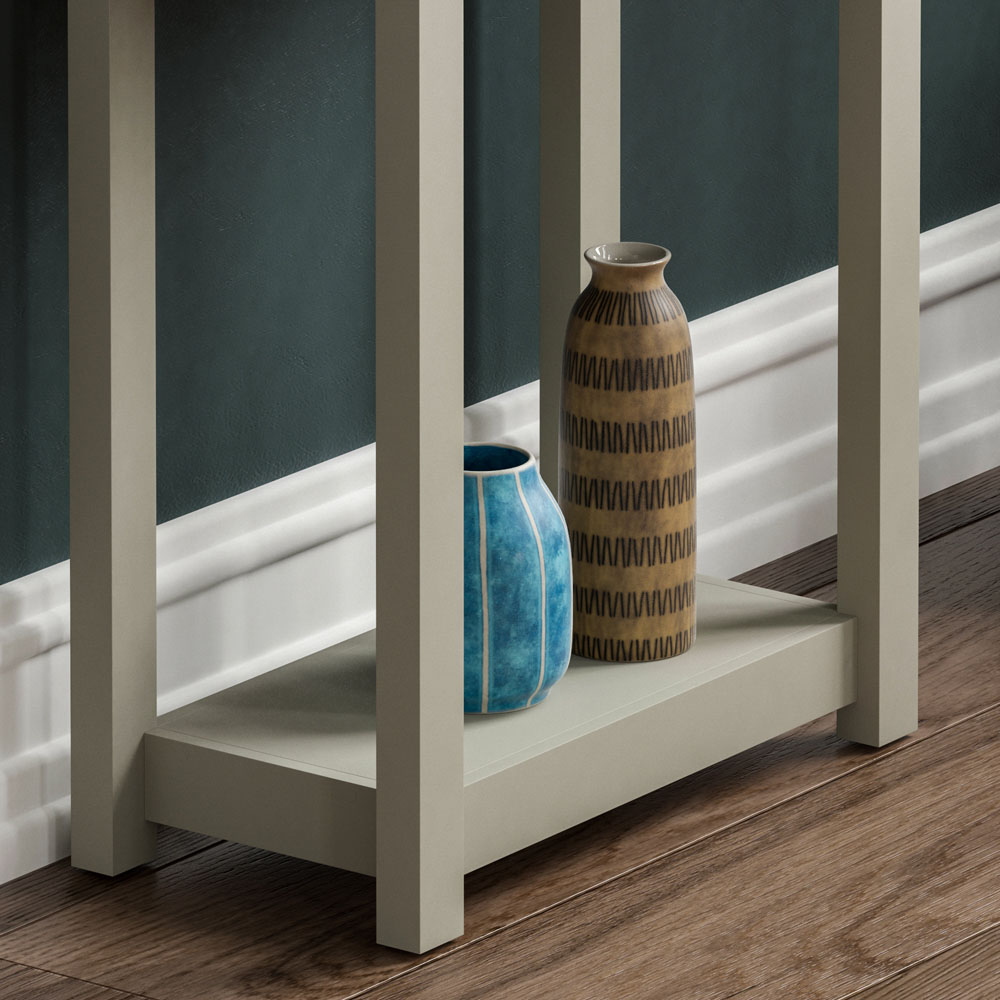 Vida Designs Arlington Single Drawer Grey and Oak Console Table Image 4
