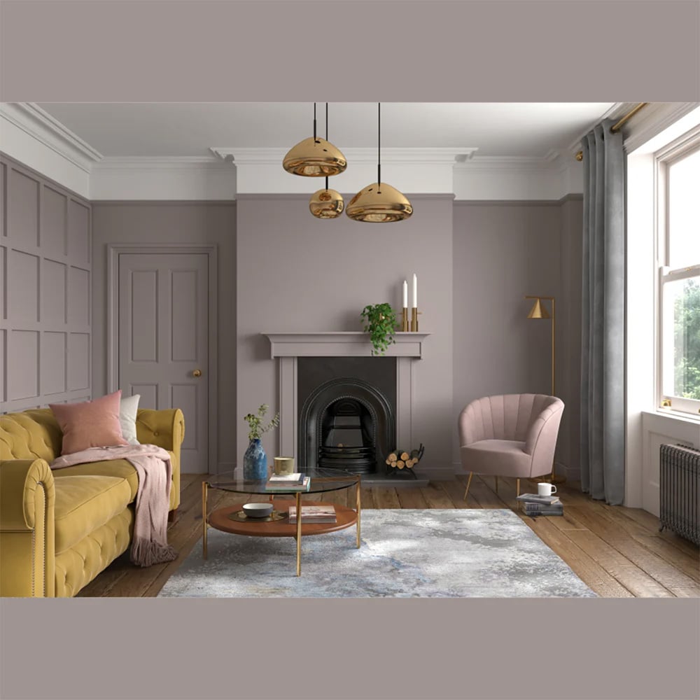 Dulux Heritage Walls and Ceilings Terra Ombra Velvet Matt Emulsion Paint 2.5L Image 4