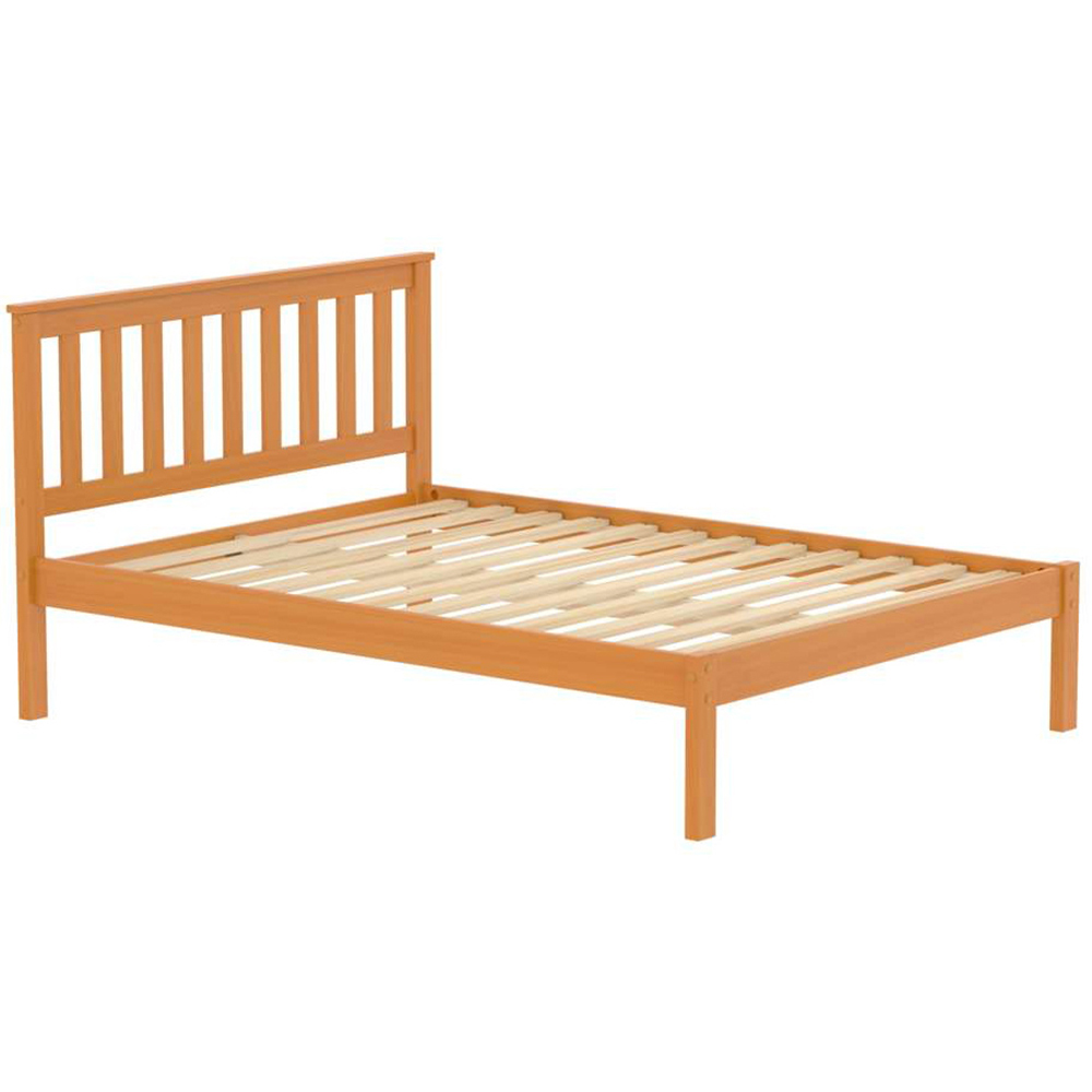 Denver Small Double Pine Wooden Bed Image 2