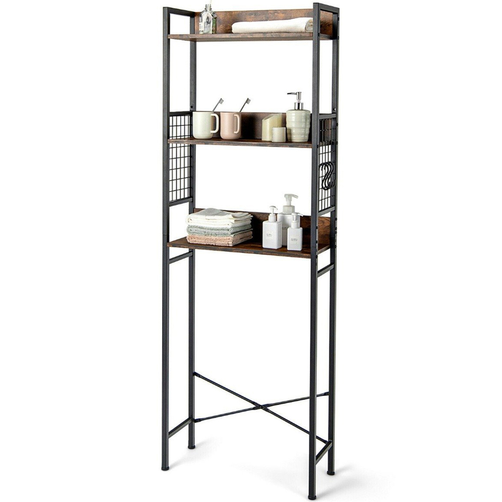 Costway 3 Shelf Over The Toilet Storage Rack Image 2