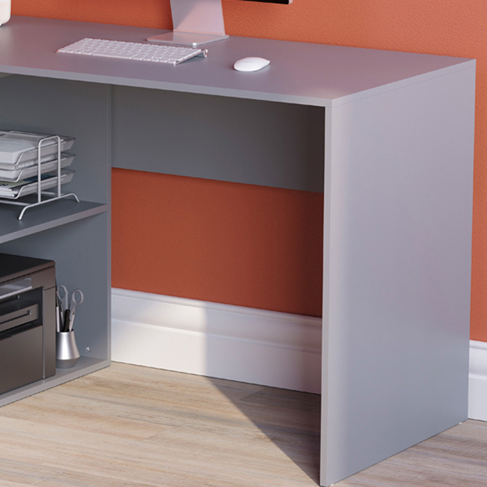 Vida Designs Longton Adjustable Desk Grey Image 6