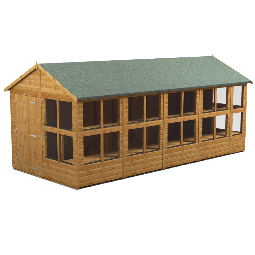Power 18 x 8ft Apex Potting Shed Image 1