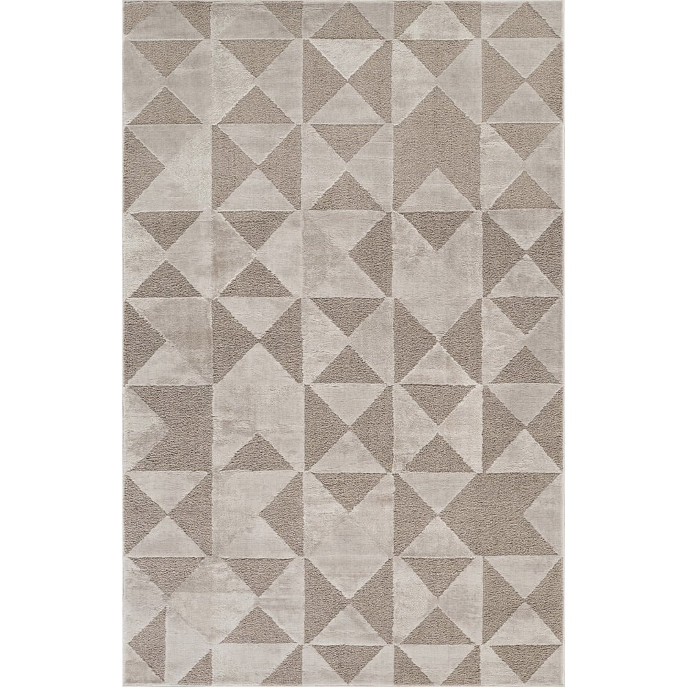 Desire Rugs Hamilton Mocha Geometric Triangle Mosaic Rug 60 x 220cm Image 5