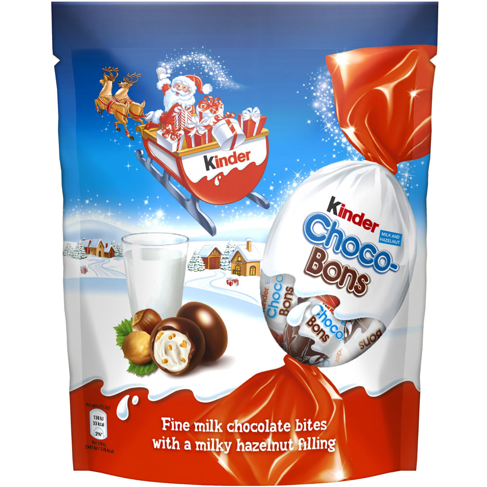 Kinder Milk Chocolate Choco-Bons Bag 200g Image