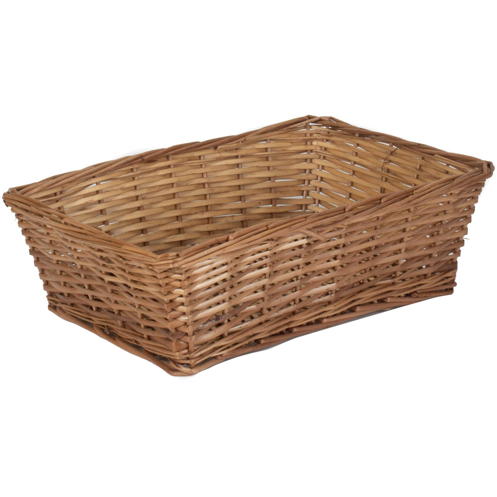Red Hamper Extra Large Tapered Split Willow Tray Image 1