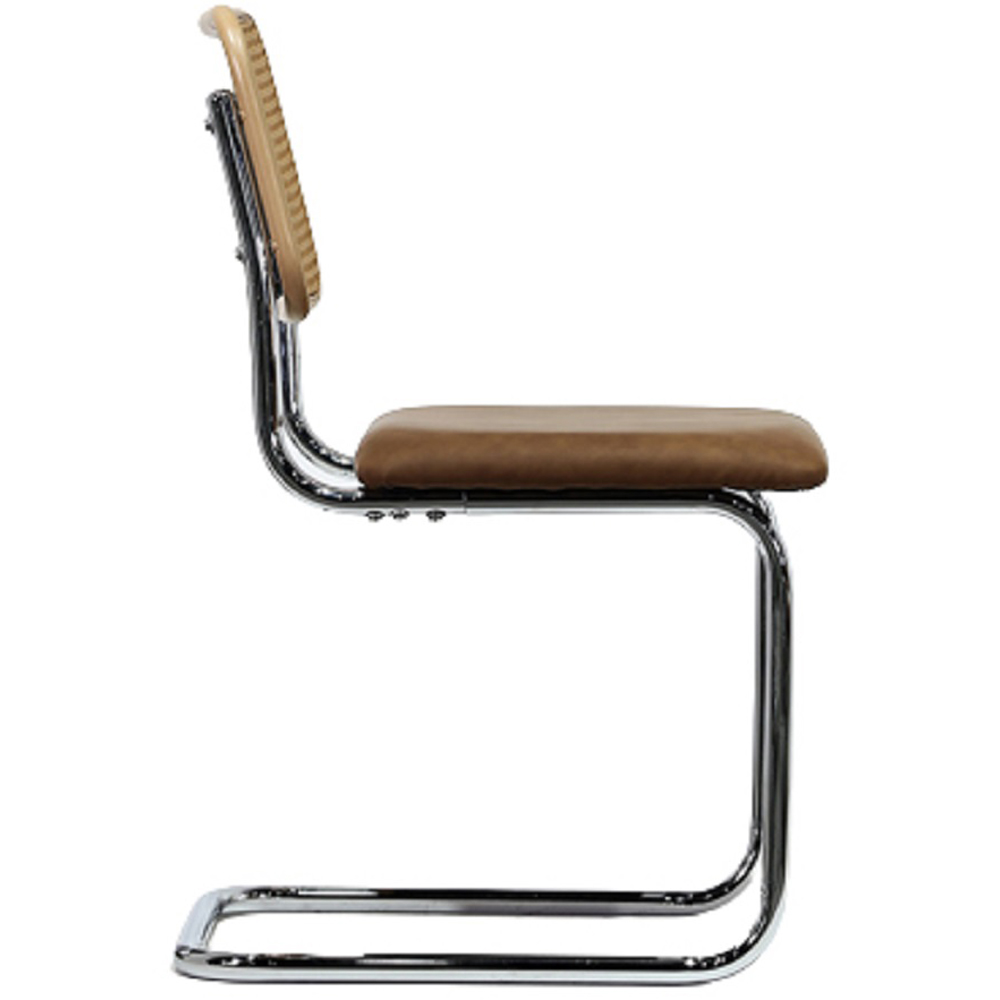 Furniture One Set of 2 PU Rattan Upholstered Dining Chair Image 4